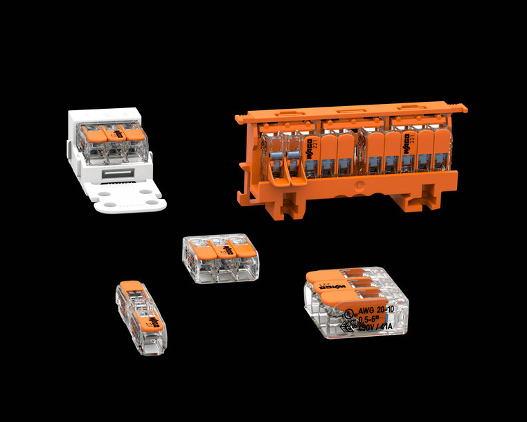 Bornes de raccordement pour installations électriques